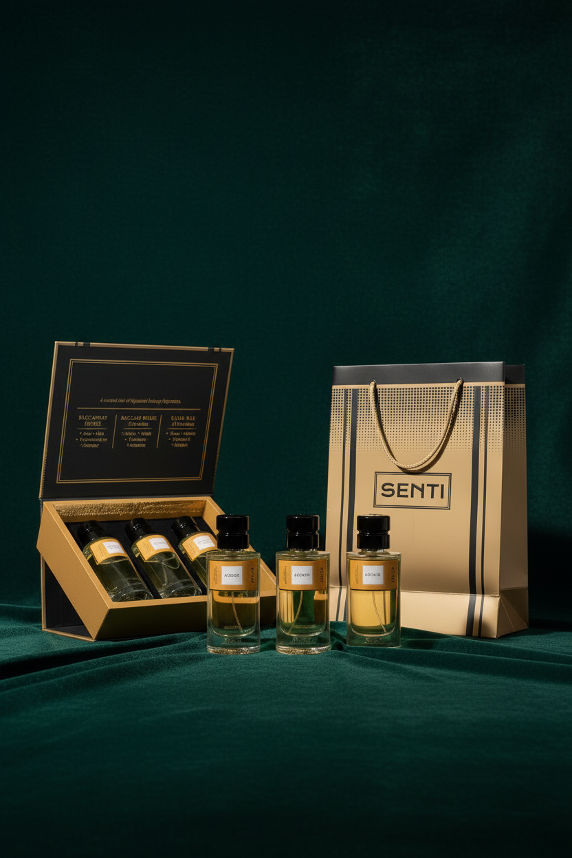 Luxury Signature Trio Box – BR540, Althair & Ultra Male (55ml Each)